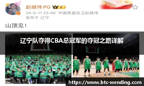 辽宁队夺得CBA总冠军的夺冠之路详解
